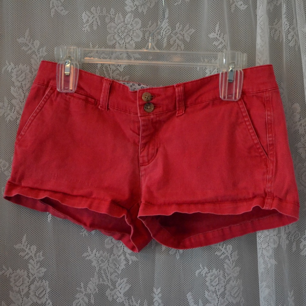 Comfy red shorts